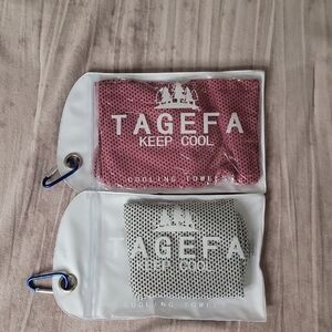 Cooling Towels - Red and Gray